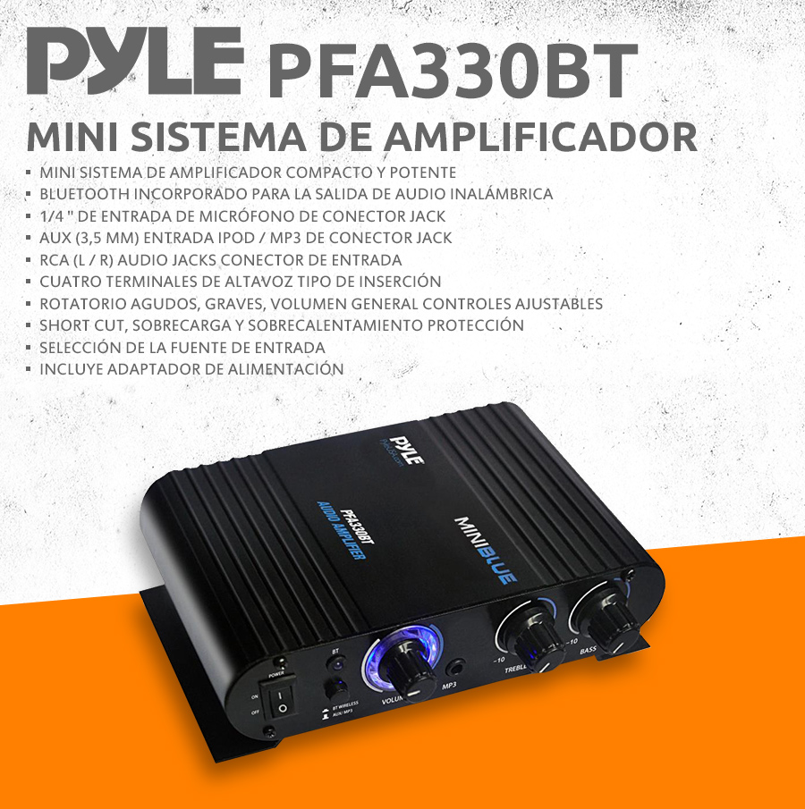 Pyle Pla2200 2 Channel Mosfet Power Car Audio Amplifier 1400 Watt Spl